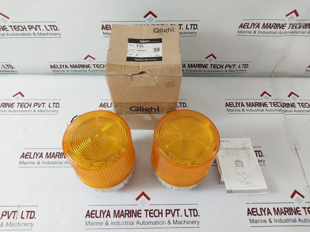 Qlight S125L Yellow Flashing Light