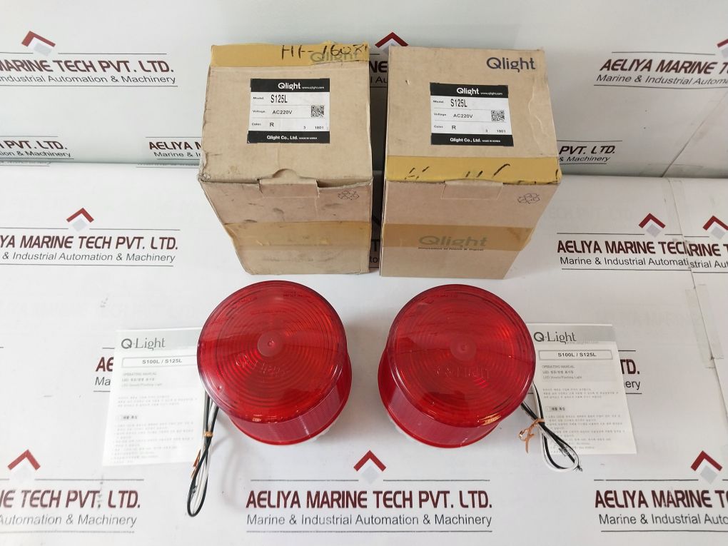 Qlight S125L Red Flashing Light
