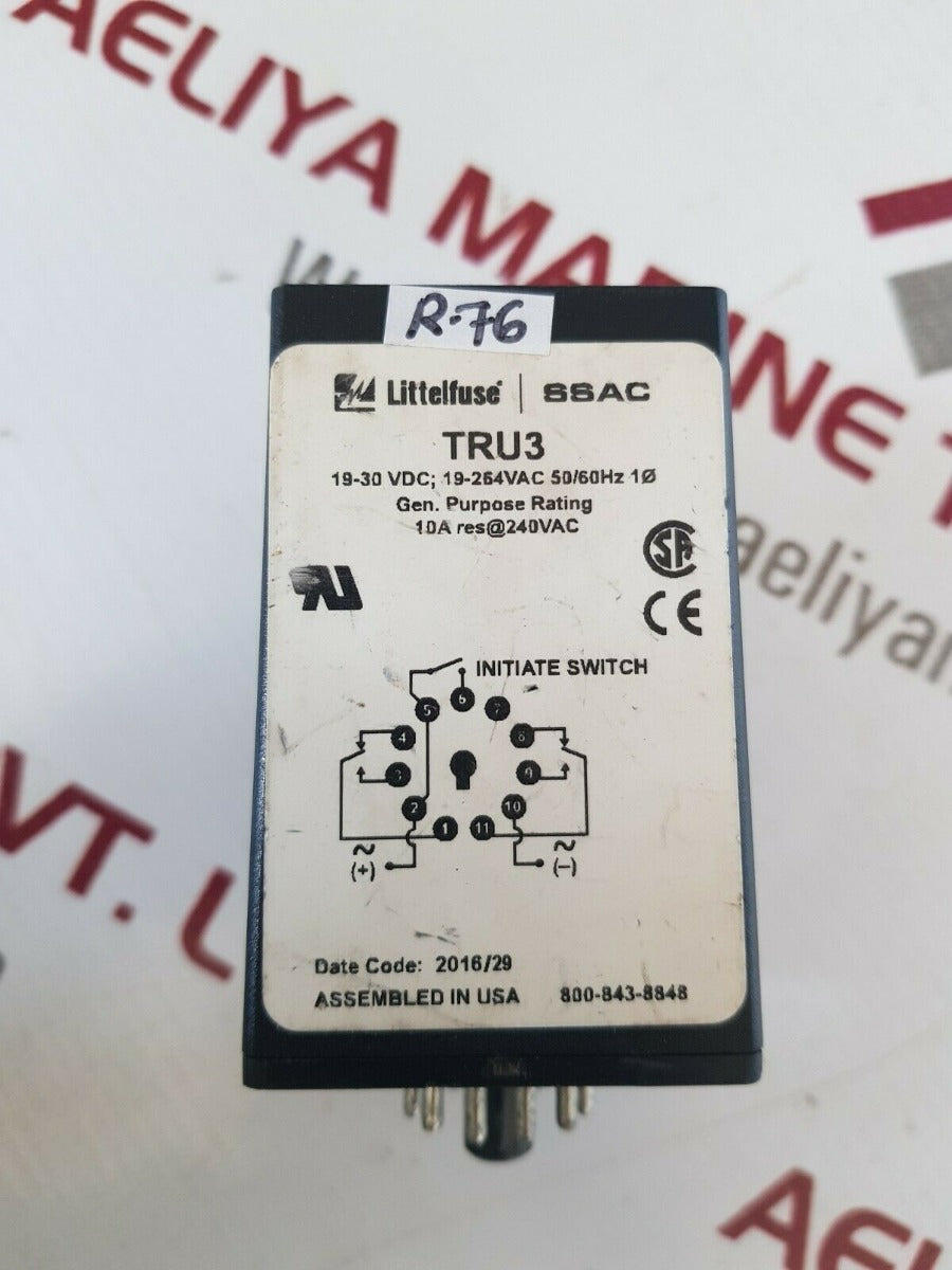 Littelfuse tru3 ssac universal time delay relay