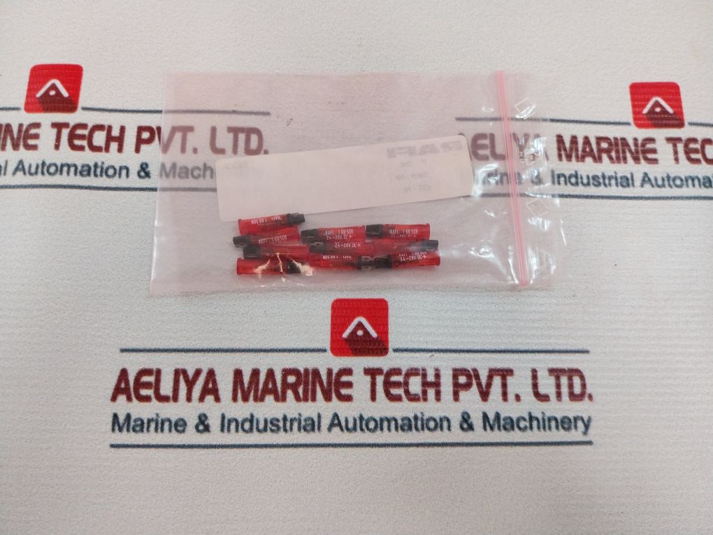 Rafi 1.69.508.864/1301 Red Panel Mount Indicator Light 24-28V Dc 1 Bag (10 Pcs)