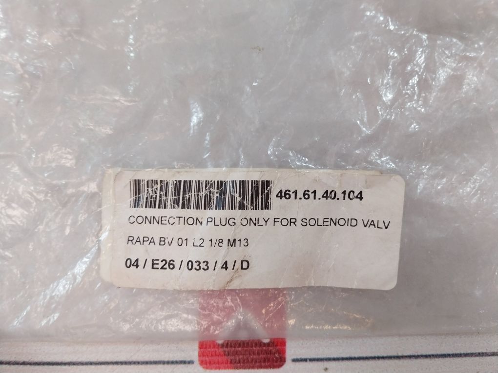 Rapa Bv 01 L2 1/8 M13 Connection Plug Only For Solenoid Valve