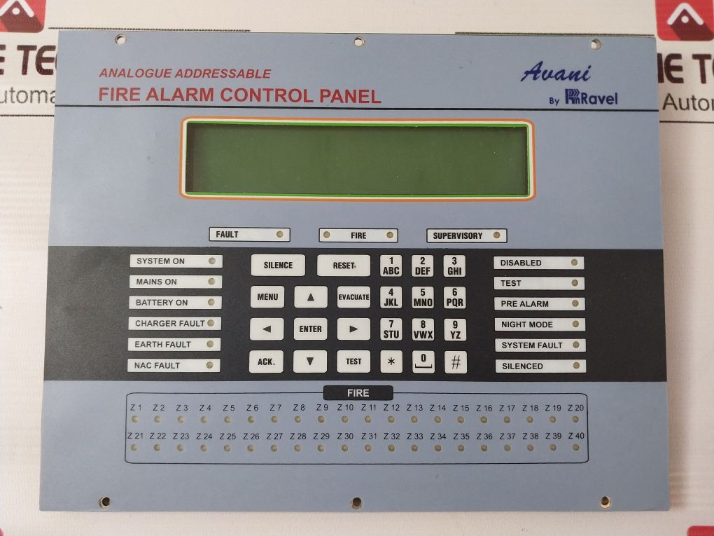 Ravel Fire Alarm Control Front Panel – Aeliya Marine