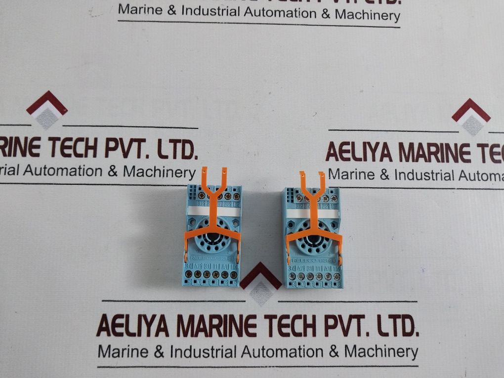 Lot Of 4X Releco S3-b Relay Socket Base