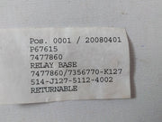 Lot Of 4X Releco S3-b Relay Socket Base (New)