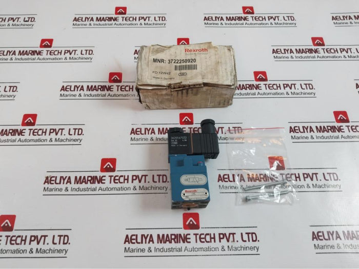 Rexroth 3722250920 Pneumatic Solenoid Valve 24Vdc 4.8W