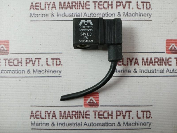 Rexroth Mecman 04983-175-02 Solenoid Coil 24V Dc 5W 80 Gm