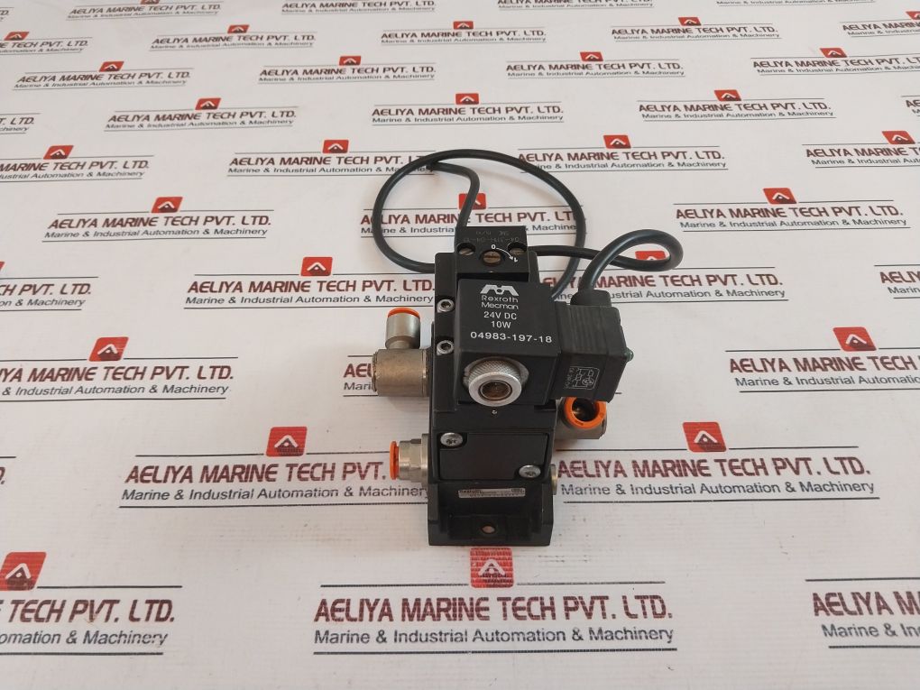 Rexroth Mecman 04983-197-18 Solenoid Valve & Coil 04-311H-04-10 24V