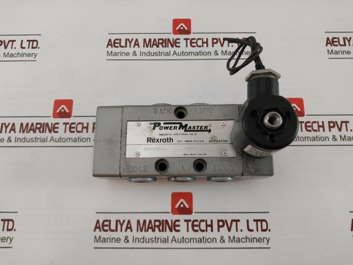 Rexroth R431008520 Pneumatic Directional Valve P50861-3 150 Psi