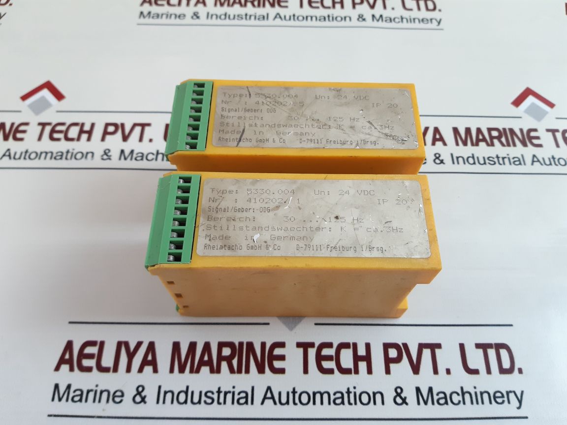 Rheintacho 5330.004 Speed Relay Standstill Monitor 