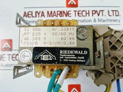Riedewald 33911 Transformer With Weidmuller Wew 35/2 End Bracket 220V 50/60Hz