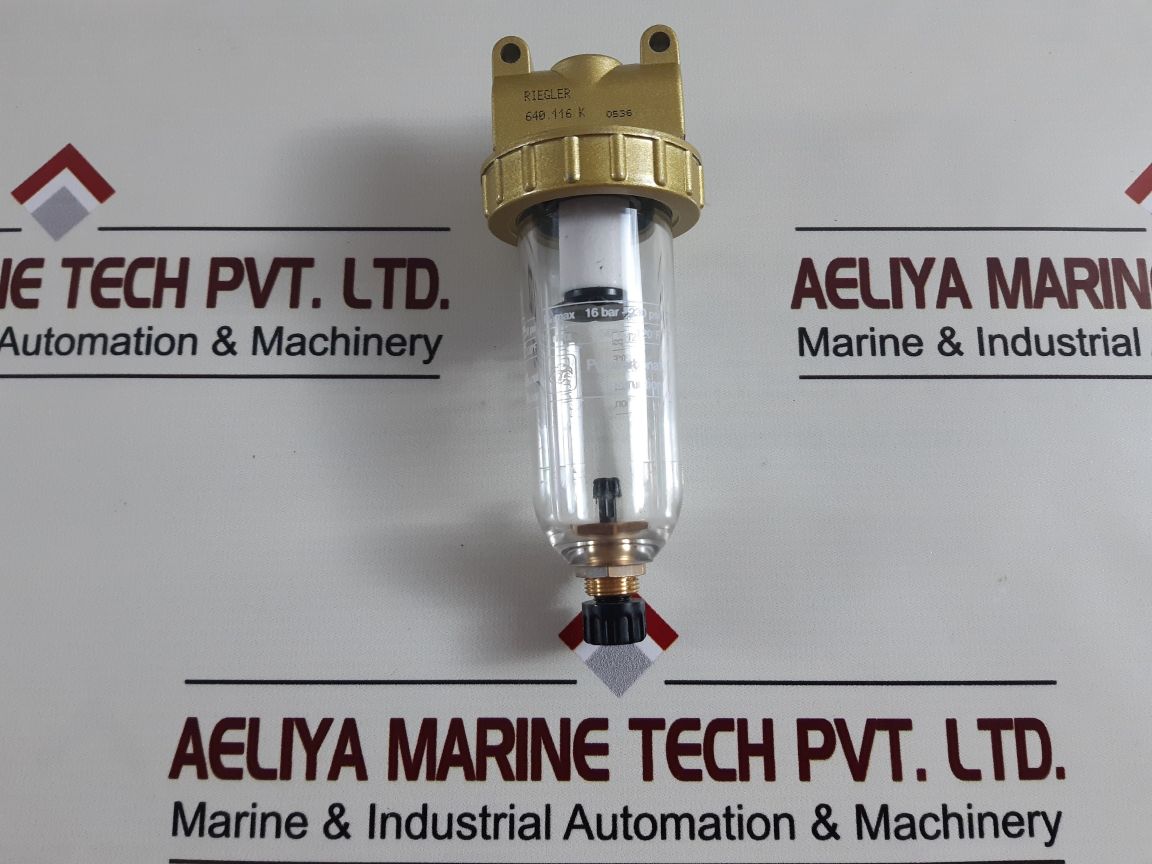 Riegler 640.116 k filter standard with polycarbonate container