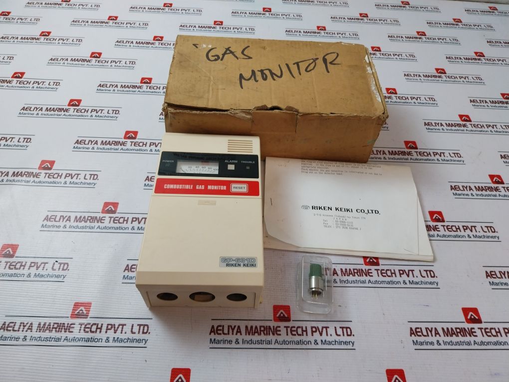 Riken Keiki Gp-631D Combustible Gas Monitor Dc24V