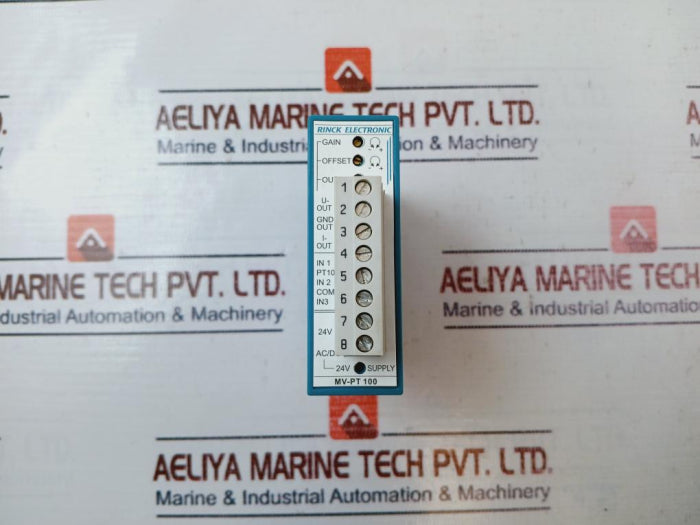 Rinck Mv-pt100 Measuring Amplifier 24V Ac/Dc