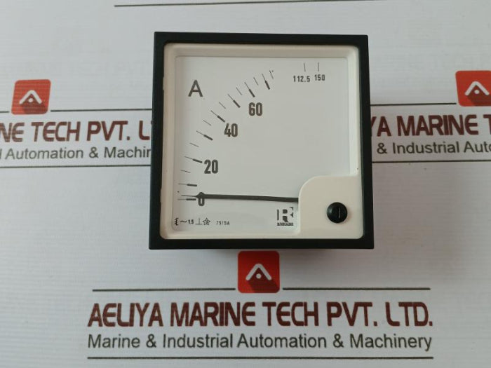 Rishabh Eq 96 Ac Ammeters And Voltmeter 5A (W/O Dial) 850V Peak 0-75/150A