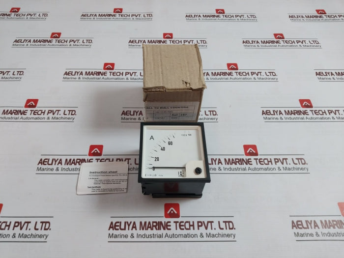 Rishabh Eq 96 Ammeter P1030295Ris 5A 850V Peak Sacc27077001 (W/O Dial)