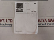 Rittal Sz 2533 Plastic Handle Without Lock