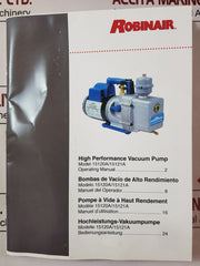 Robinair 15121A High Performance Vacuum Pump C55Jxhkz-4106