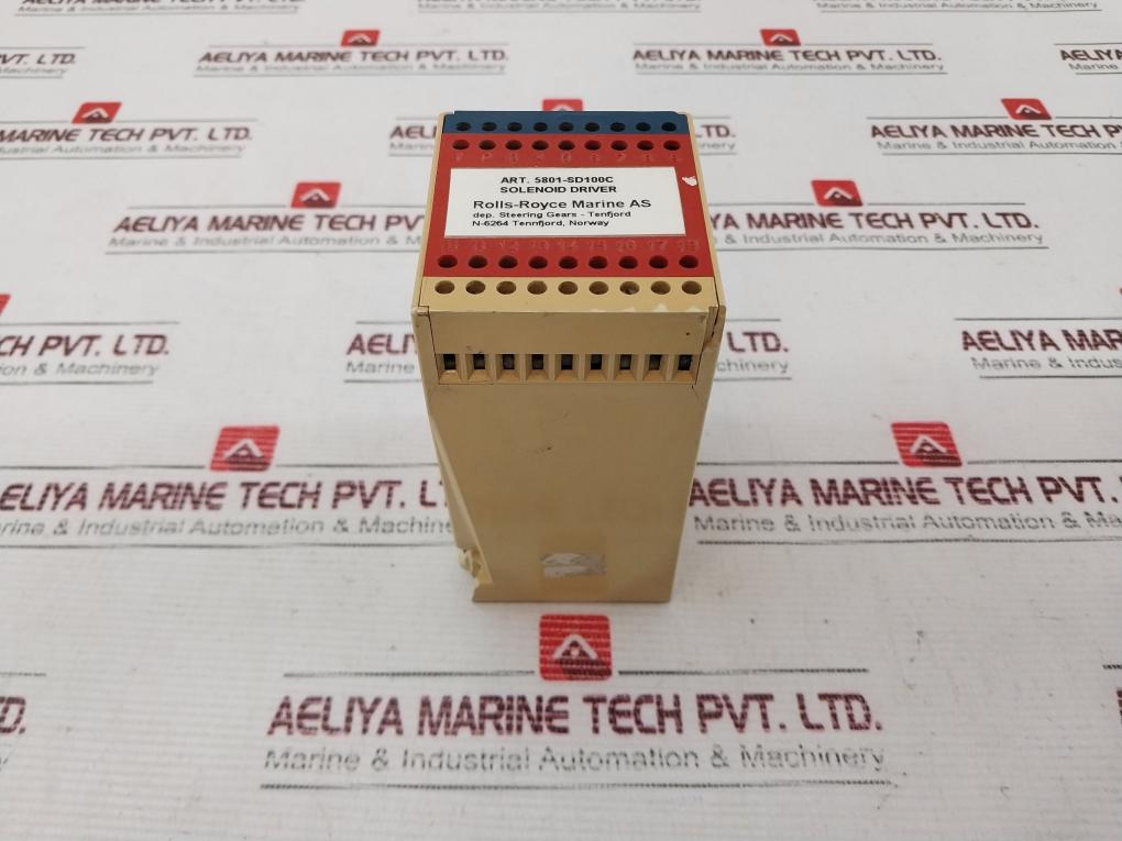 Rolls-royce 5801-sd100C Solenoid Driver ( Not Working)