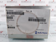 Rolls-royce 86982 Valve Block 3000 Psi