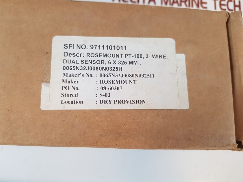 Rosemount 0065*6224409 Temperature Sensor – Aeliya Marine