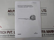 Rosemount 3144Pd2A2Kab4M5T1Q4Qt Temperature Transmitter Set With Protocol 3114P