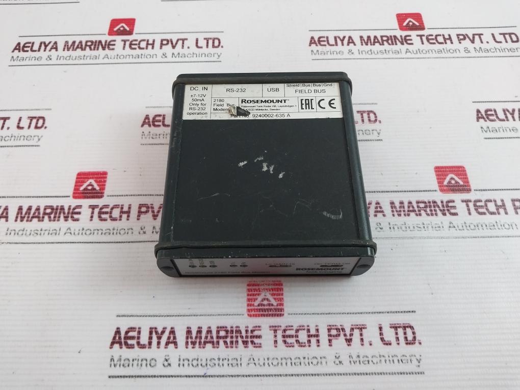 Rosemount 9240002-635 A Field Bus Modem Rs-232 – Aeliya Marine