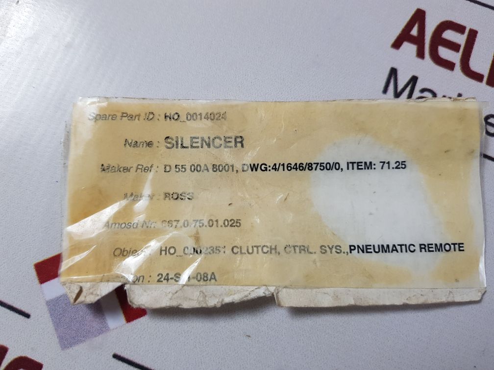 Ross D5500A8001 Silencer Muffler