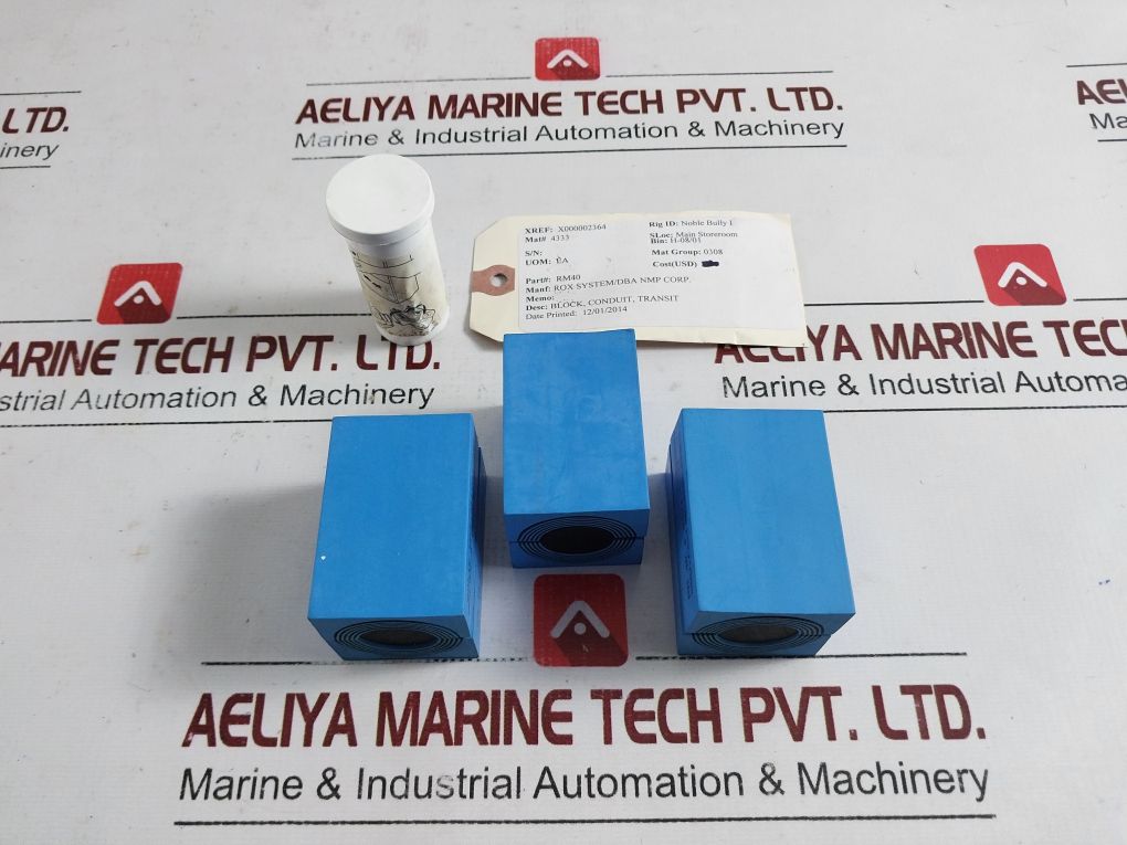 Lot Of 3X Roxtec Rm40 Compensation Module Block/ Cable Sealing Module Set