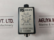 Rs 349-872 Time Delay Relay 0.5-20 Sec