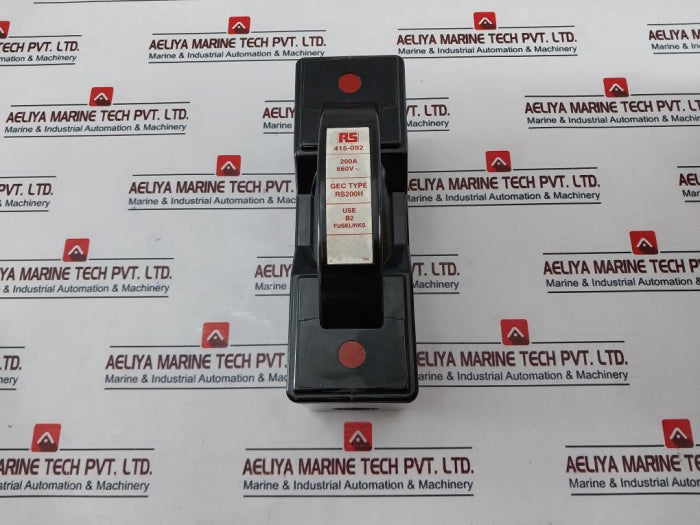 Rs 415-092 Rail Mount Fuse Holder 200A 660V