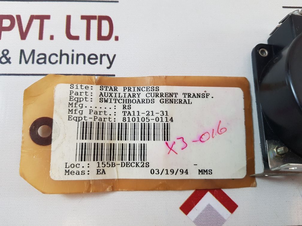 Rs 45120 Auxiliary Current Transformer 5/1