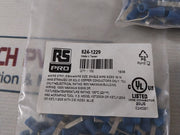 Lot of 100X RS PRO 624-1229 Hook Insulated Crimp Blade Terminal 16-14 AWG 600V