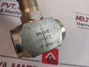 Rubinetterie Dn-1/2 Straight Steel Union End Valve (Needle)Â 