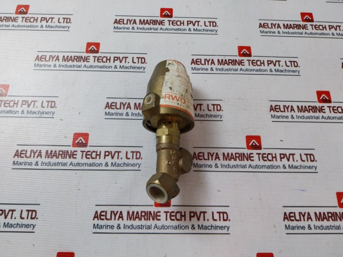 Rwo Pn16 Pa-ix Pneumatic Brass Angle Seat Piston Valve G1/2” Sk50-ms