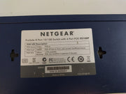 Netgear Fs108P Prosafe Switch With Poe 8 Port 10/100 Mbps 4 Port Poe