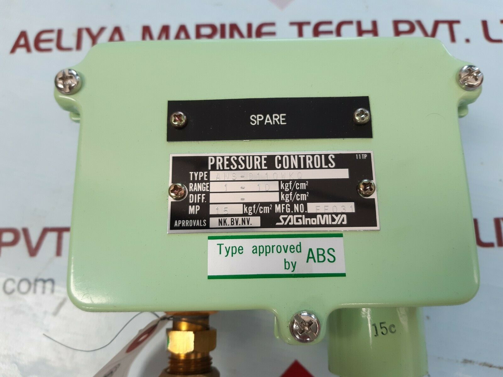 Saginomiya ans-c110wkq pressure controls