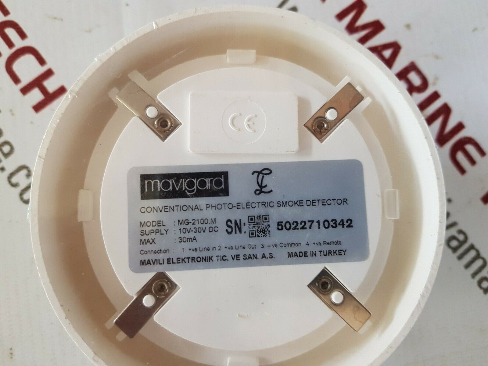 Mavigard mg-2100.m conventional photo-electric smoke detector