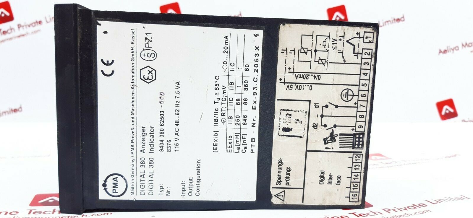 Pma 9404 380 62503-000 digital 380 indicator