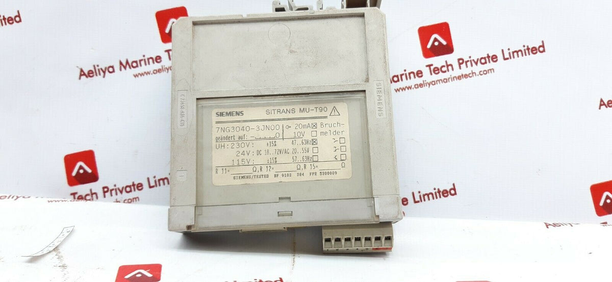 Siemens 7ng3040-3jn00 sitrans mu-t90 instrument transformers – Aeliya ...