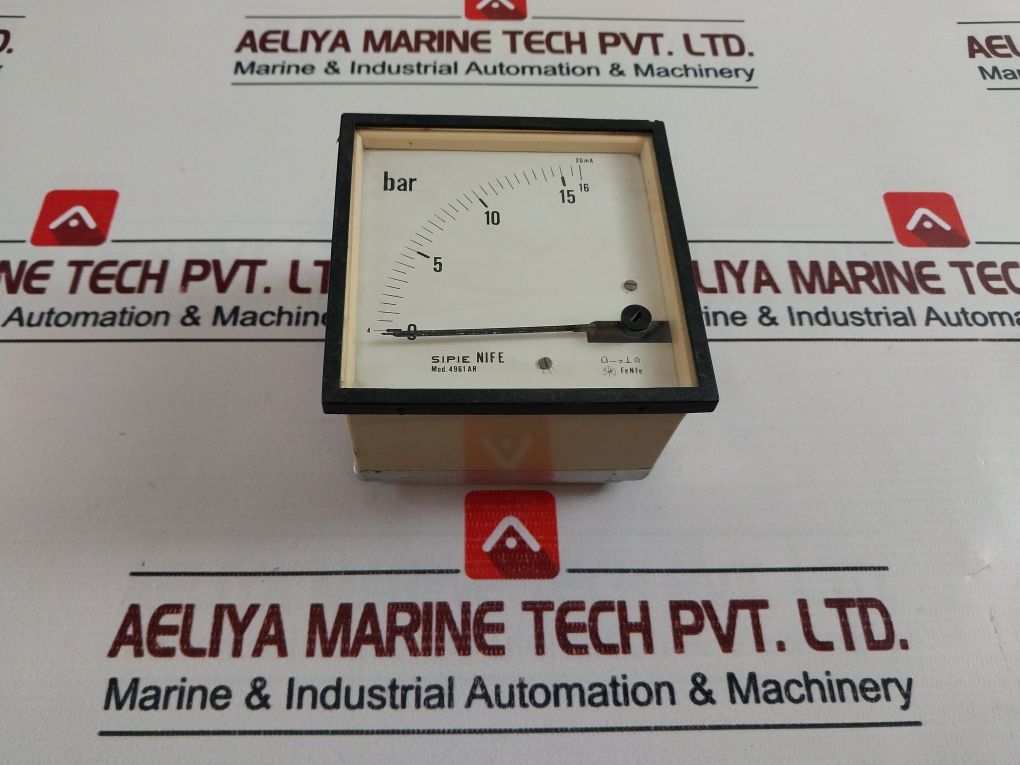 S.I.P.I.E. 0-16 Bar Panel Meter 4-20 Ma