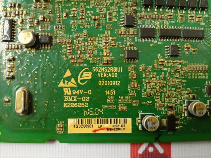 S62Ns2R8Iu1 Printed Circuit Board 94V-0 4G3J19550 E226252 Bmx-02 02010912