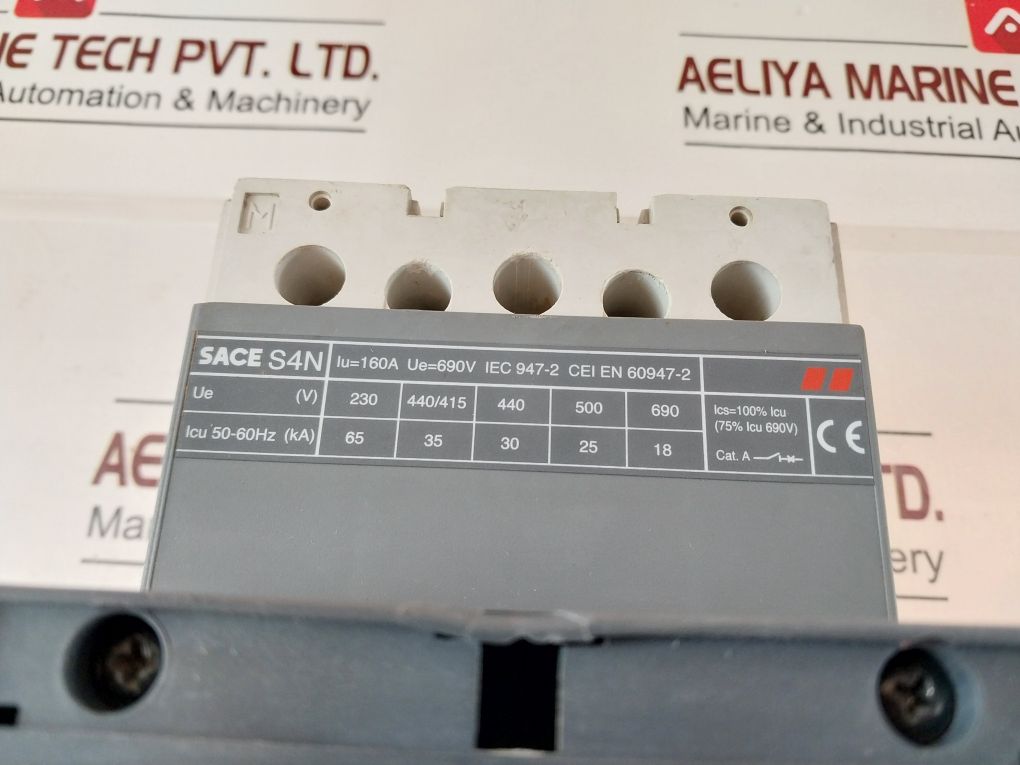 Abb Sace S4N Circuit Breaker 160A 690V 3-pole