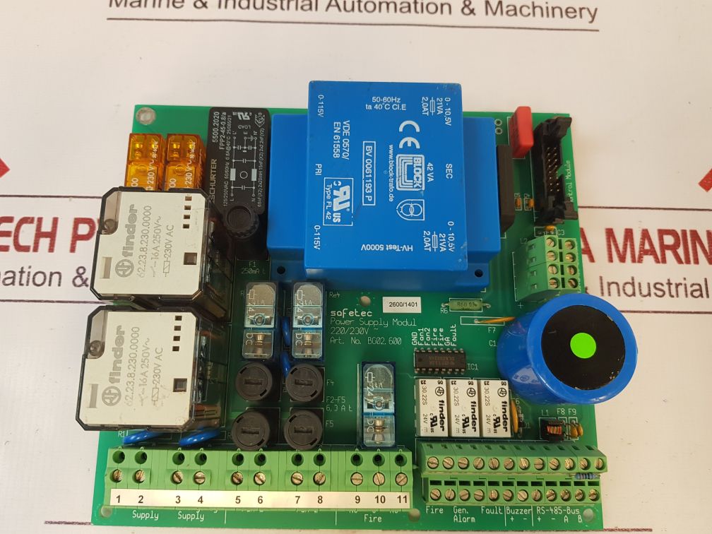 Safetec Bg02.600 Power Supply Module