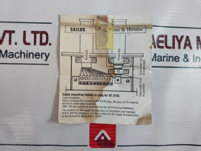 Sailor At2110 Antenna Aerial Coupler S-802110