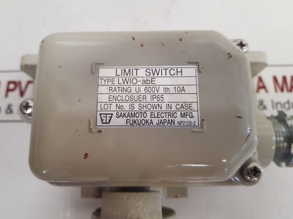 Sakamoto Electric Lwio-abe Limit Switch Np2103-2