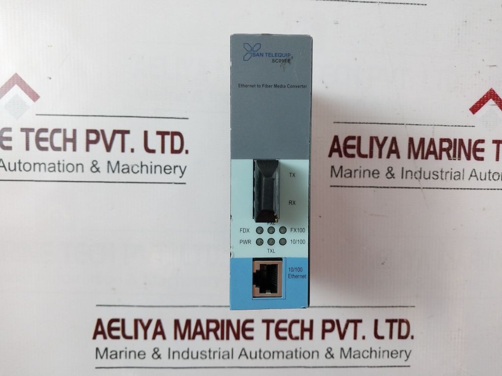 San Telequip Sc09Fe Ethernet To Fiber Media Converter