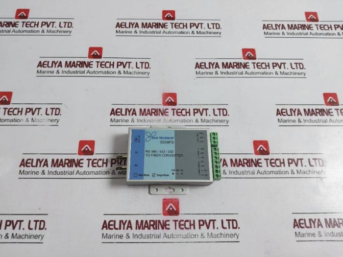 San Telequip Sc09Fs Rs 485/422/232 To Fiber Converter Single Mode 24V Dc