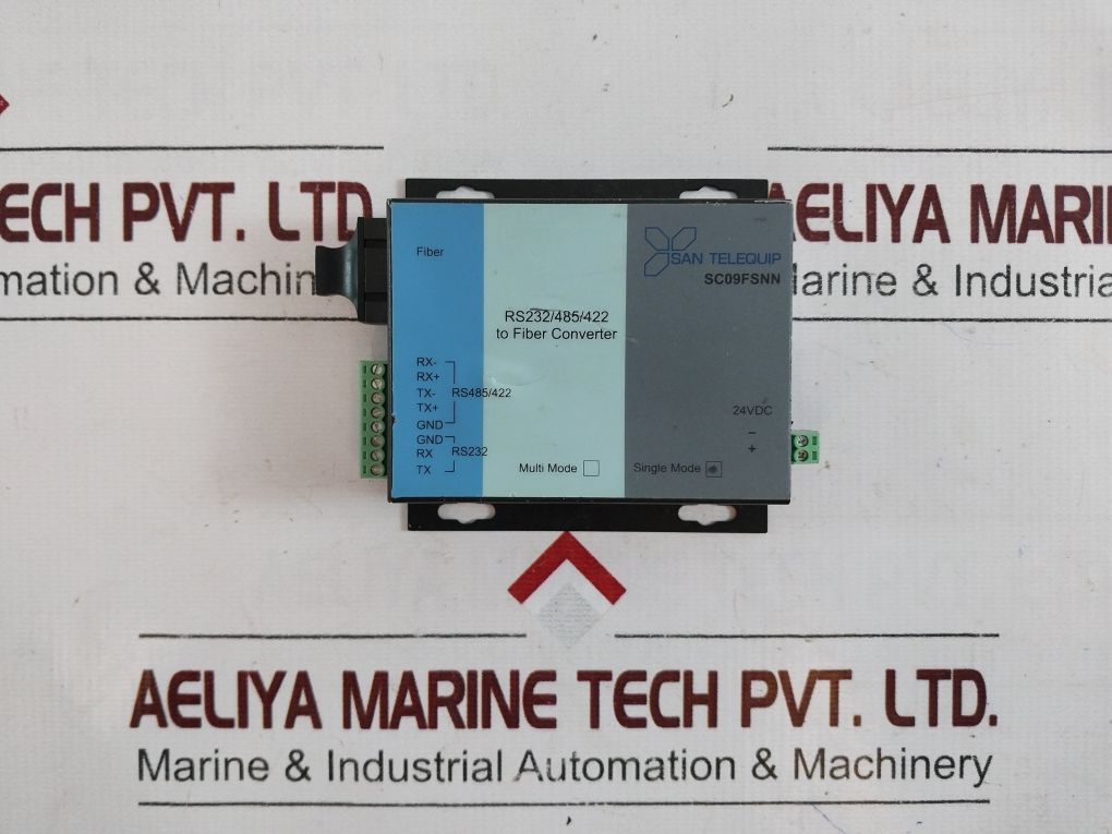 San Telequip Sc09Fsnn Ethernet To Fiber Converter