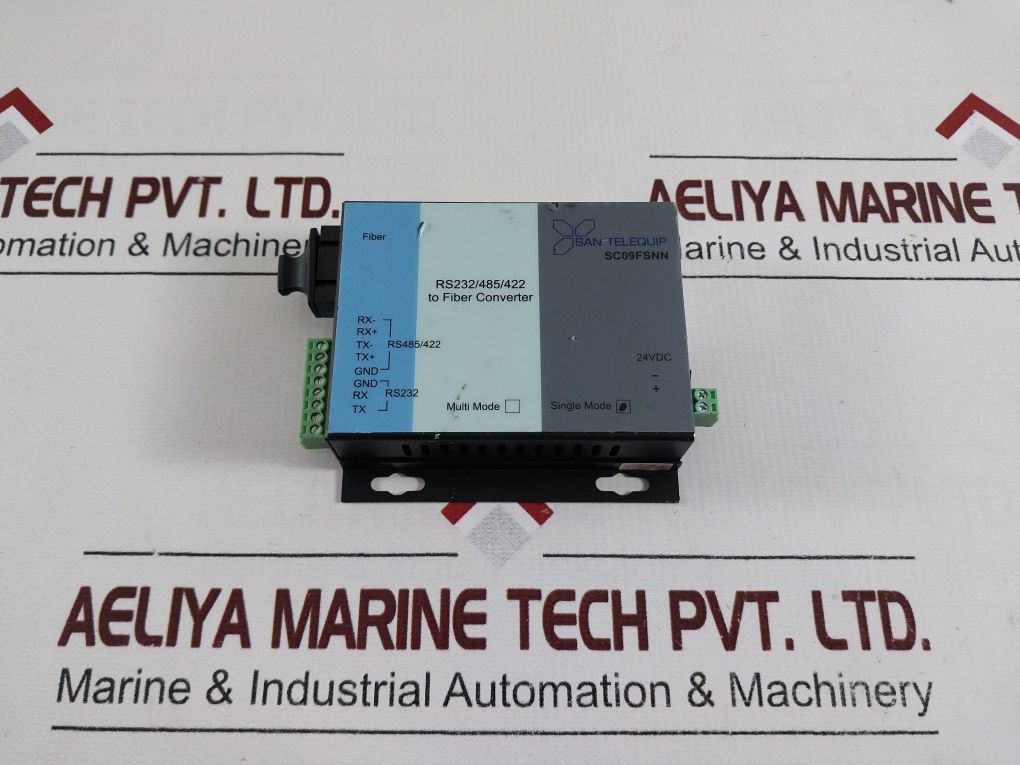 San Telequip Sc09Fsnn Ethernet To Fiber Converter