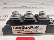 Sanrex Pak Pk40F-80 Thyristor Module